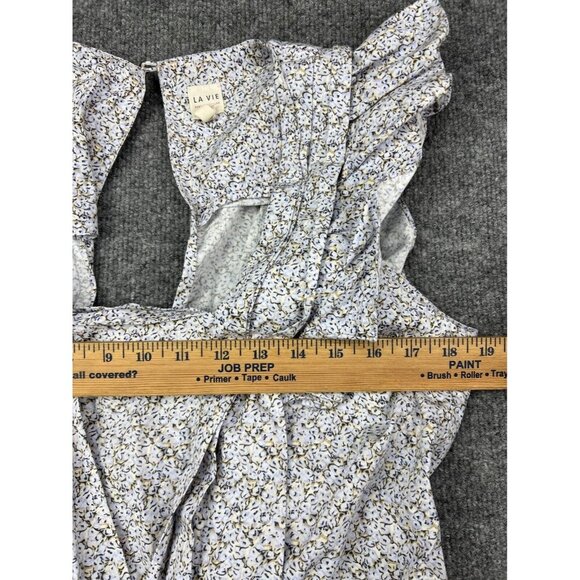 Rebecca Taylor Gray Floral Jumpsuit - Picture 3 of 9